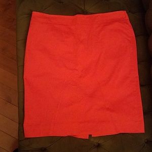 peach skirt stretchy size 14